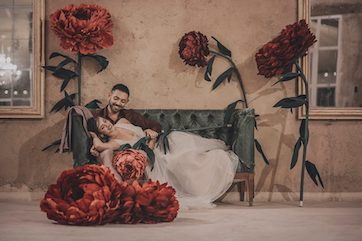 fleurs en papier mariage